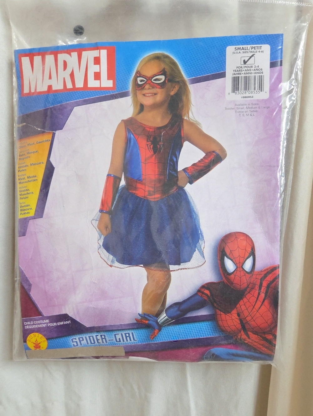 Marvel Spider-Girl Halloween Costume Child Small 4-6